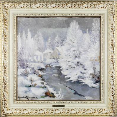 Альтман Александр. Зимний пейзаж 